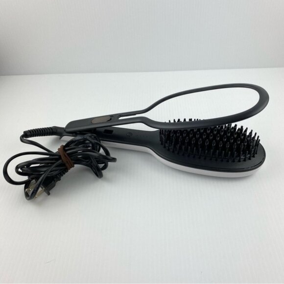InStyler Glossie Ceramic Styling Brush Straightener with Precision Press - Picture 1 of 9